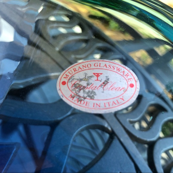 Set of 2! Made in Italy Murano Decorative Bowls - Picture 7 of 8